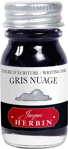 Vista 14 de Tinta para pluma estilográfica Herbin - 1 lata de 6 cartuchos - Larmes de Cassis