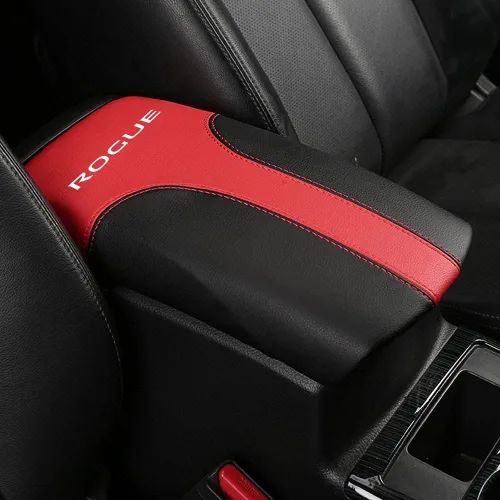 Vista 9 de XITER Protector de funda para reposabrazos de automóvil, 1 almohadilla de cuero para consola central para Nissan Rogue 2014-2020, 2017-2022 Rogue