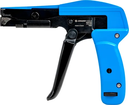 Vista 9 de Jonard Tools CTT-05 Deltec® Herramienta de tensado y corte de correas de sujeción de cables, capacidad de ancho de correa de 0.183 a 0.500 pulgadas