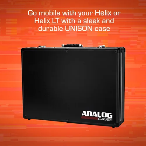 Vista 2 de ANALOG CASES Line 6 Helix/Helix LT - Estuche rígido UNISON ligero Ultra-Lightweight and Durable Aluminum Case, Die-Cut Foam Padded Interior With