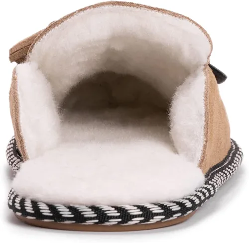 Vista 7 de MUK LUKS Pantuflas de cuero Cosette Mule para mujer