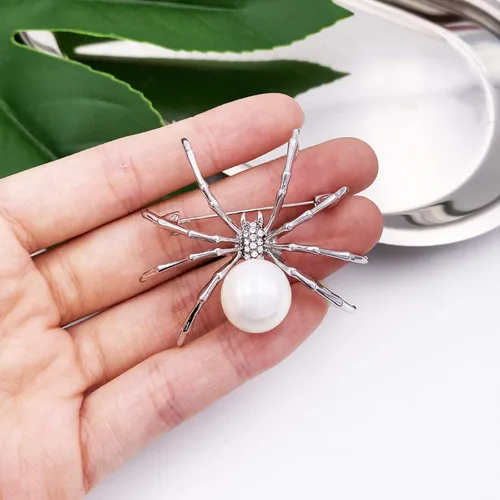 Vista 4 de LAXPICOL Broche de araña de moda para Halloween para mujeres y hombres