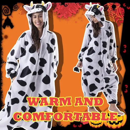 Vista 7 de Beauty Shine - Mameluco unisex para adultos, disfraz de personaje de caricaturas para cosplay, Halloween, Navidad, ropa para dormir o estar en casa