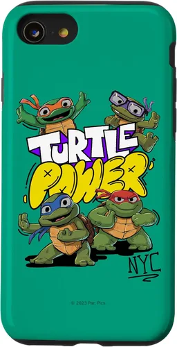 Vista 18 de Teenage Mutant Ninja Turtles: Mutant Mayhem - Funda con diseño de tortuga para iPhone 17