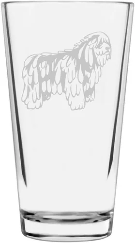 Vista 217 de Podenco Canario - Vaso de pinta de 16 onzas con temática de perro personalizado
