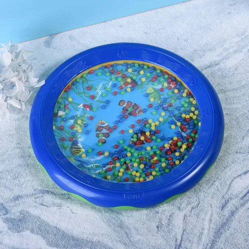 Vista 6 de Ocean Drums Wave Bead Drums Sea Sound Drums Instrumentos musicales para niño niño bebé