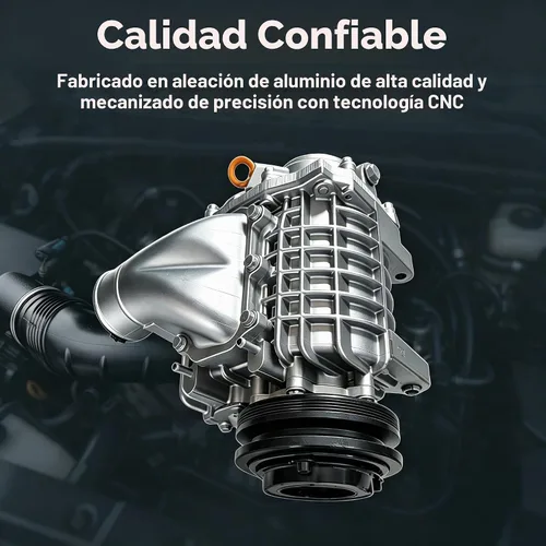 Vista 4 de Compresor universal Supercharger Boostefor 2.0L-3.5L Motores