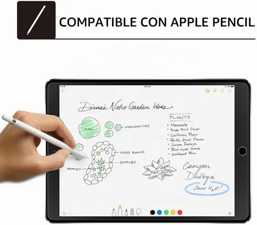Vista 5 de SPARIN protector de pantalla para iPad de 6ª y 5ª generación de 9.7 pulgadas, vidrio templado compatible con iPad Air 2, apto para funda