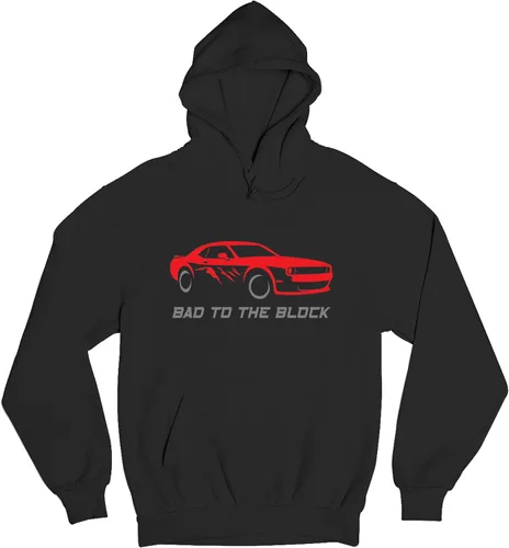 Vista 4 de Bad To The Block - Sudaderas con capucha y cuello redondo para hombre