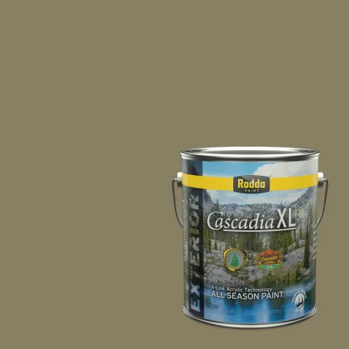 Vista 148 de Rodda Paint CASCADIA XL Pintura e imprimación satinada exterior en uno, cuarto de galón, resistencia industrial
