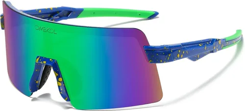 Vista 13 de Dos tamaños para adultos y jóvenes, lentes de sol polarizados para hombres y mujeres, para deportes al aire libre, gafas de béisbol UV400, gafas
