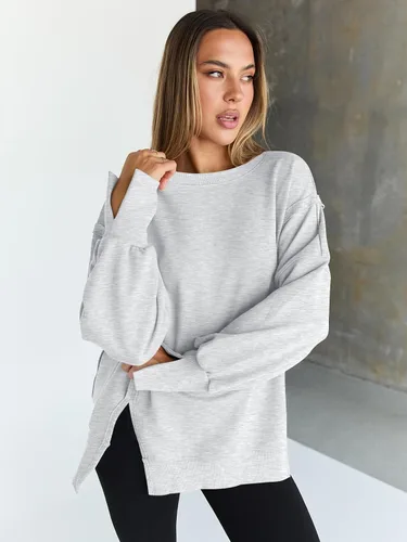 Vista 5 de Trendy Queen - Sudaderas de cuello redondo de gran tamaño para mujer, ropa de otoño, ropa de invierno Y2K para adolescentes y niñas