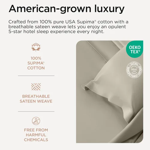 Vista 22 de Threadmill Sábanas para Cama Individual – 800 Número de Hilos Jacquard Celine Gris Oscuro, 100% Algodón Natural Juego de Cama de 3 Piezas a Rayas