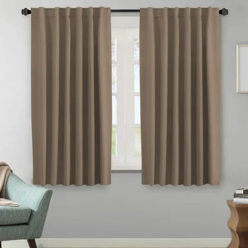 Vista 166 de H.VERSAILTEX Cortinas Opacas con Aislamiento Térmico, Paneles de Tratamiento de Ventanas que Oscurecen la Habitación, Cortinas Opacas para Sala