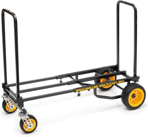 Vista 11 de Rock-N-Roller RMH1 Mini-Handtruck con capacidad de carga de 200 libras, color negro