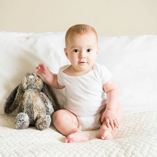 Vista 6 de vvfelixl Body para niñas de 0 a 24 meses de algodón de manga corta para niñas de color negro