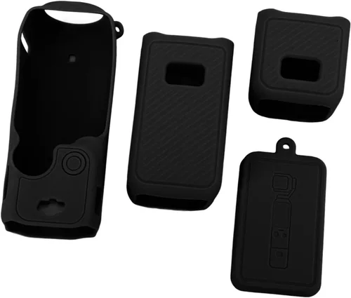 Vista 2 de Yunseity Funda de silicona para cámara deportiva, 3 fundas protectoras, funda suave y flexible para cámara OSMO 3, accesorio protector completo