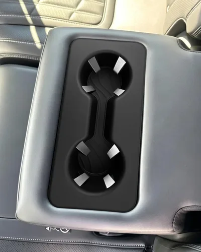 Vista 3 de YEE PIN Center Console Cup Holder for Nissan Armada 2025 2026 Back Cup Holder, Cup Holder Inserts, Silicone Pad, Center Console Drink Holder