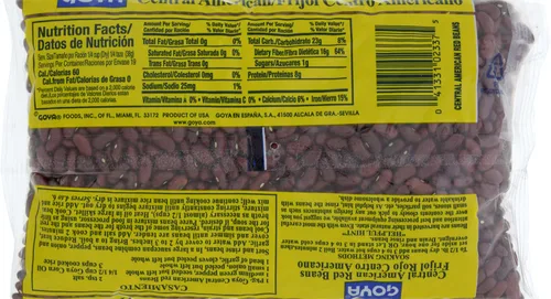 Vista 2 de Goya Frijoles rojos centroamericanos, secos, bolsa de 24 onzas