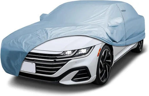 Vista 40 de iCarCover Funda de automóvil prémium para Volkswagen Jetta Sedan 2006-2025, resistente, impermeable, para todo tipo de clima, ajuste personalizado