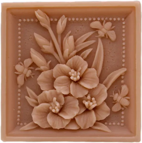 Vista 15 de Moldes de jabón de silicona para hacer jabón, moldes para manualidades, moldes de resina, flores 3D (14167)