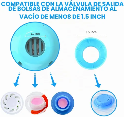 Vista 3 de ZPP Bomba de aire de vacío eléctrica compacta portátil para bolsas