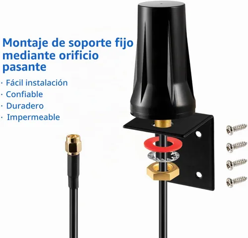 Vista 3 de Antena celular 4G LTE SMA/TS9 compatible con Netgear Nighthawk M1 MR1100 LB1120 LM1200 Verizon Jetpack MiFi AirCard AT&T T-Mobile Hotspot Sprint 4G