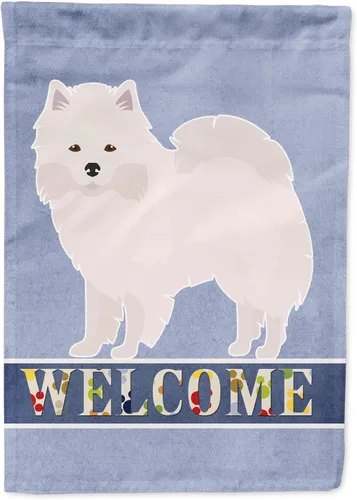 Vista 65 de Caroline's Treasures CK3645GF Bandera de bienvenida de bulldog inglés para jardín, bandera decorativa para patio exterior, obras de arte de patio