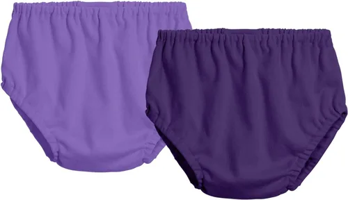 Vista 18 de City Threads Cotton Diaper Covers for Girls and Boys 2-Pack, Made in USA Baby Bloomers, Wear Over Disposable and Cloth