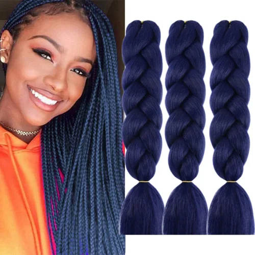 Vista 14 de Beige (613#) 6 paquetes de cabello trenzado de 24 pulgadas, de fibra sintética, sin picazón, extensiones de cabello para trenzar jumbo, textura