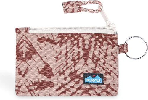 Vista 23 de KAVU Stirling Cartera delgada de lona de algodón con cremallera de doble cara
