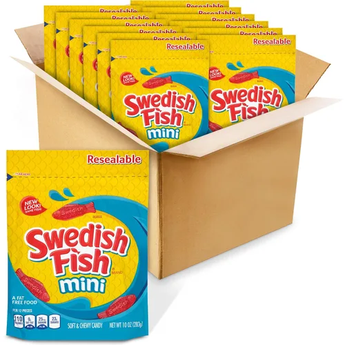 Vista 22 de SWEDISH FISH - Caramelos suaves y masticables, 3.1 oz