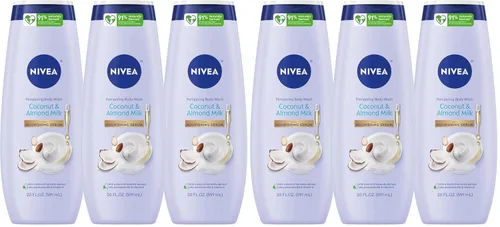 Vista 22 de NIVEA Delicado jabón corporal Orchid and Amber con suero nutritivo, botella de 20 onzas líquidas