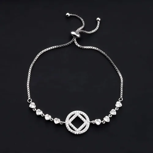 Vista 5 de ENSIANTH Pulsera de sobriedad y recuperación - Regalo AA & NA