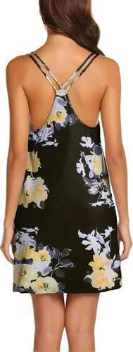 Vista 5 de Ekouaer - Camisón sin mangas para mujer con cuello en V