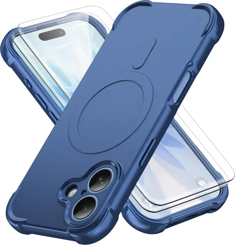 Vista 113 de ORETECH Funda para iPhone 11, con [2 protectores de pantalla de vidrio templado] [prueba de caídas de grado militar de 10 pies]
