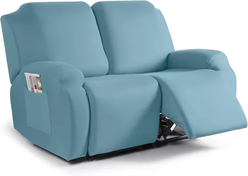 Vista 13 de TAOCOCO Fundas Elásticas para Sillones Reclinables de 3 Piezas Fundas Sólidas para Muebles Funda para Sillón Reclinable Fundas Deslizables