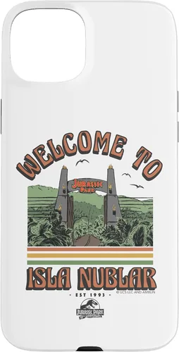 Vista 9 de Funda para iPhone 12 mini Jurassic Park Welcome to Isla Nublar