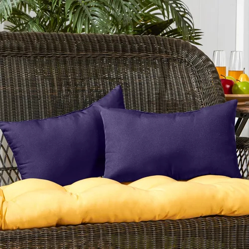 Vista 2 de Greendale Home Fashions - Cojín para sillas en exterior midnight