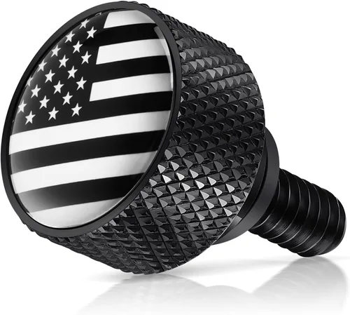 Vista 9 de Amazicha - Tornillo de asiento de acero inoxidable 304 negro brillante compatible con Harley Davidson 1996-2025