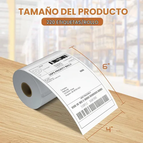 Vista 2 de MFLABEL® 1744907 Etiqueta de envío térmica para 4XL (2 rollos)