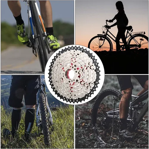 Vista 7 de 8 velocidad 46t engranaje grande bicicleta de montaña hueco casete Freewheel accesorio