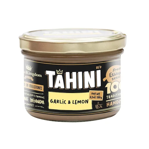 Vista 11 de Halva Kingdom Pasta artesanal Tahini de sésamo totalmente natural Pasta de sésamo molido 100% pura, rica y cremosa, salsa Tahini, aderezo y salsas