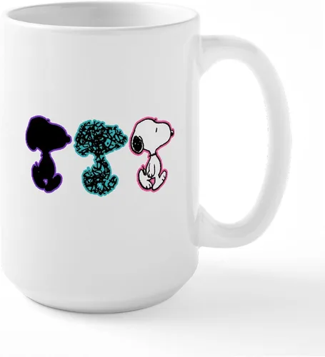 Vista 69 de CafePress SNOOPY Joe Cool - Taza de café de cerámica (15.0 fl oz)