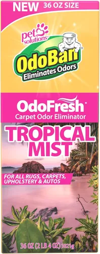 Vista 6 de OdoBan OdoFresh Polvo Desodorante para Alfombras y Habitaciones para Olores y Hedores del Hogar, Incluye Humo, Orina de Mascotas, Perros y Arena