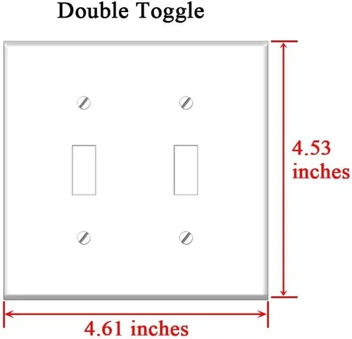 Vista 2 de Switch Plate Double Toggle - Fauna Nature The India Quindio 1