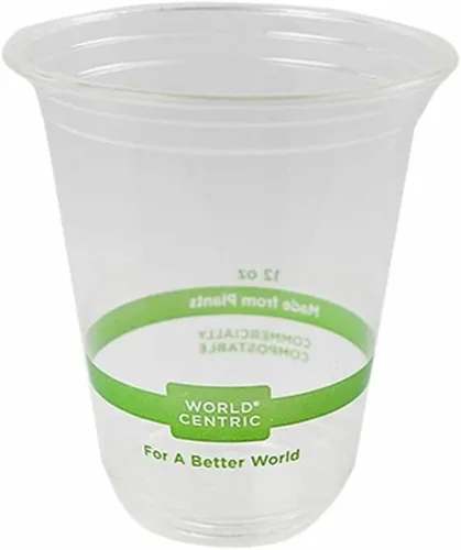 Vista 8 de World Centric Tapa de copa CPLCS12-1 cada uno