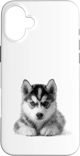 Vista 22 de Cute Siberian Husky for Dog Mom and Paw Parents Case for iPhone 16