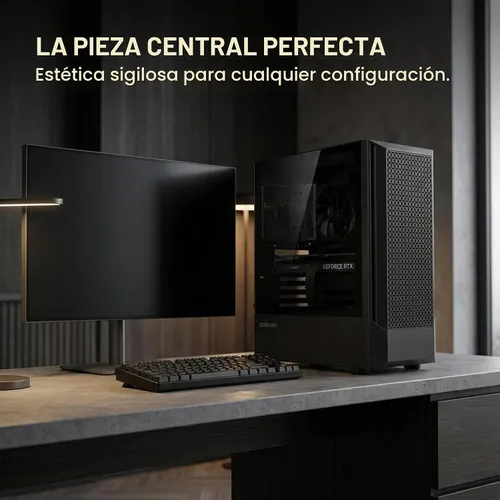 Vista 2 de Zalman FIT Basic ATX Mid-Tower - Funda para computadora de escritorio