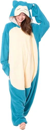 Vista 4 de SAZAC Kigurumi - Pokemon - Snorlax - Mono de Halloween